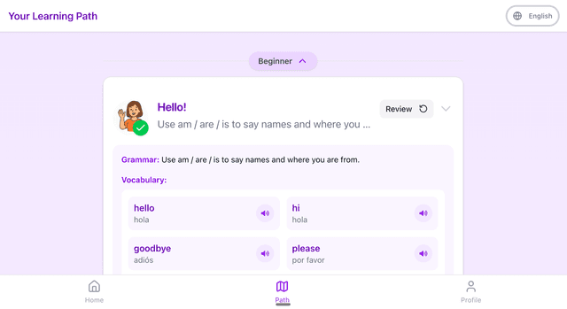 Personalized Learning Path